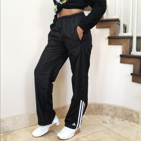 adidas bootcut track pants